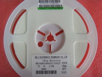 Chip Resistor 75 Ohm 0603 5% 