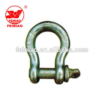US Type Alloy Steel Screw Pin Bow Shackle