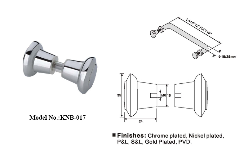 High Quality Glass Door Knobs Set