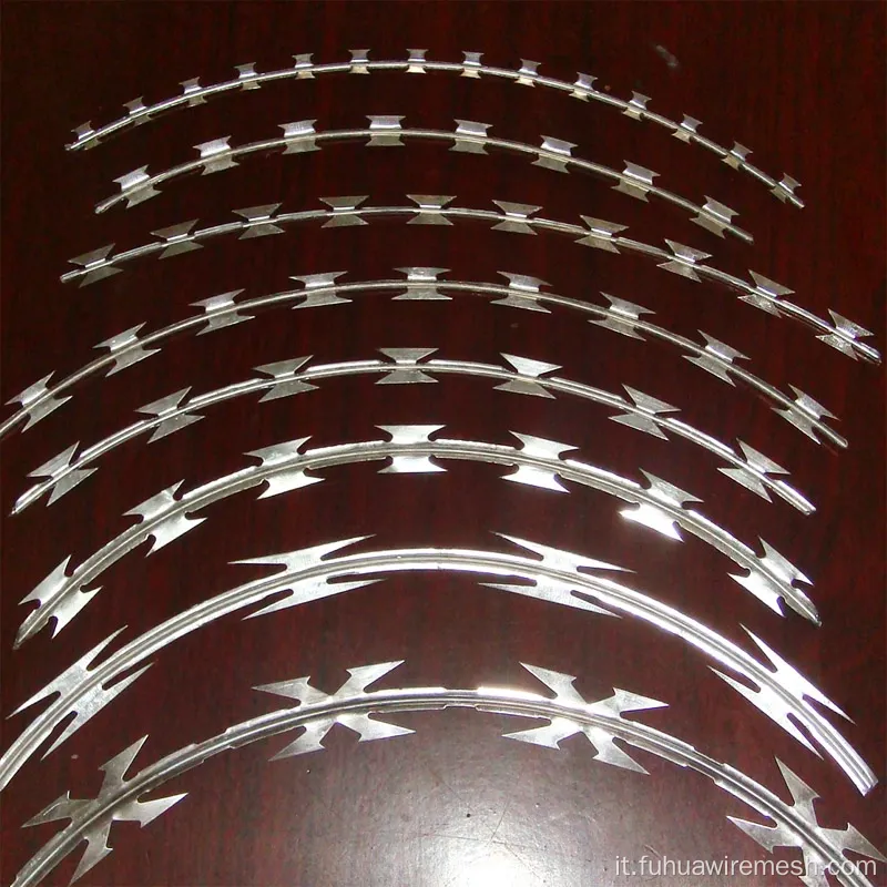 Fence a maglie di sicurezza Filo rasoio