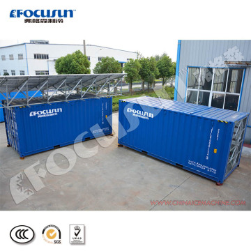 Containerized Solar Powered Cold Room with Integrated Storage Panels