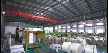 Silicone parchment paper roll for industrial use