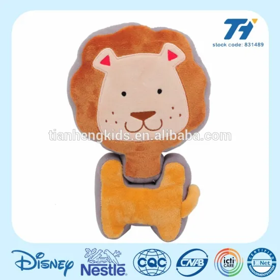 2016 educational lovely forest type lion plush material baby toy