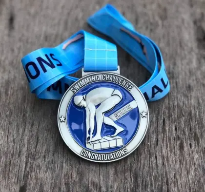 Custom 2020 Zinc Alloy Swimming Sport Medal