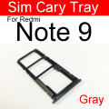 Sim Card Tray For Xiaomi Redmi Note 9 Note9 M2003J15SC SIM Card Slot Sim Card Reader Holder Flex Cable Repair Replacement Parts