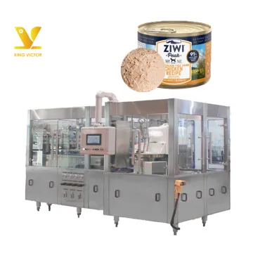 KV Automatic Canned Pet Food Filling Machine Price