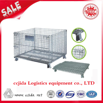 Folded steel storage pallet wire cage                        
                                                                                Supplier's Choice