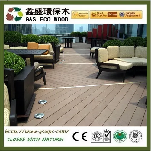 Outside Balcony Waterproof Wpc Flooring