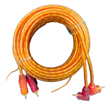 Professional Audio Car RCA Cable with 4 Connectors - OEM Factory Cheap Price