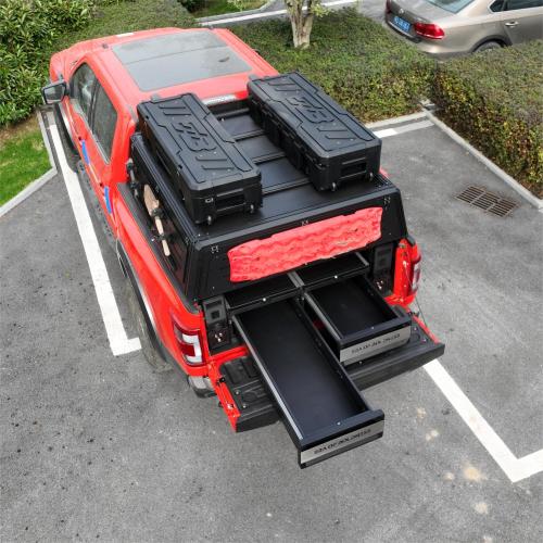 Показ грузовой ящик алюминиевый кровать для грузовика для скольжения