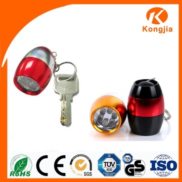 IP65 Factory Direct Price 6 LED Torch Led Keychain Flashlight