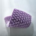 wave design TPE gel purple bed pillow