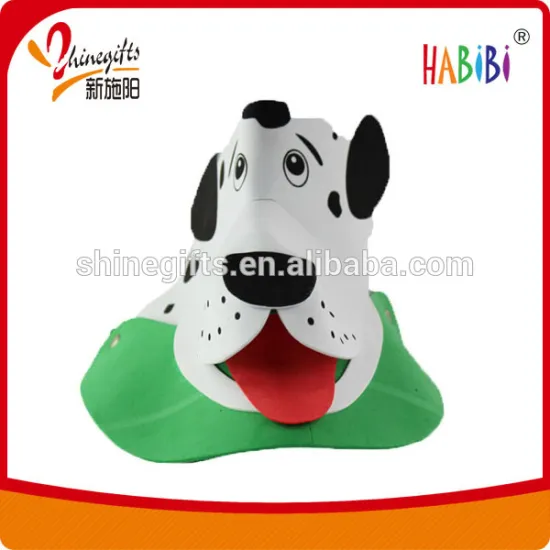 lovely dog animal eva hats for party/ kids