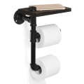 Black Electroplated Pipe Tissue Holder for Bathroom