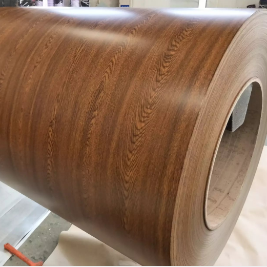 Width 1250mm Wood PPGI Color Coated PPGL