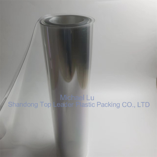 recyclable transparent rigid PET sheet plastic packaging