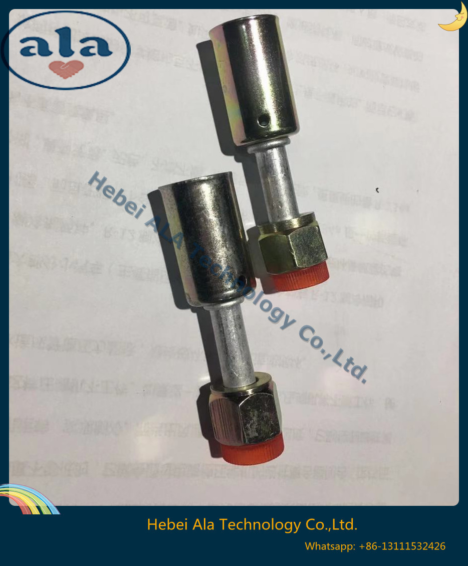 Al Joint With Iron Jacket Female O Ring Air Conditioning Fitting Straight Al Joint With Iron Jacket Female O Ring Air Conditioning Fitting Straight