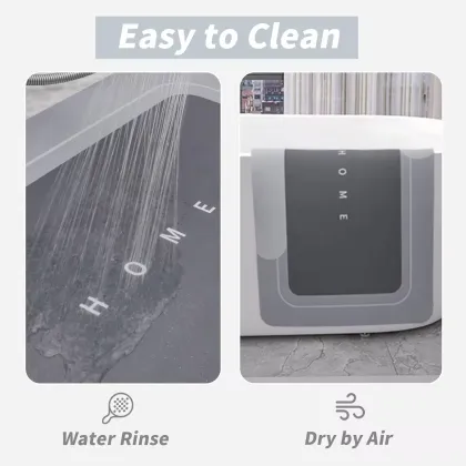 Non-Slip Water Absorbent Rubber Diatom Mud Bathroom Floor Mat