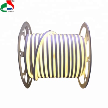 2835 SMD su geçirmez 220v sarı LED işaret reklamı için esnek neon ışık şeridi