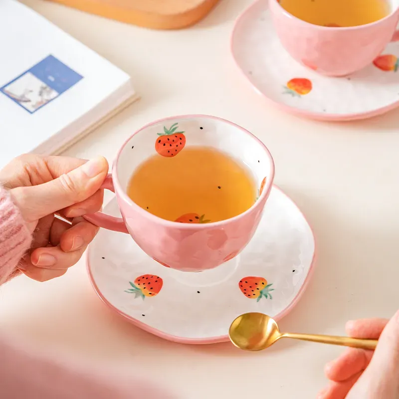 Exquisite Luxury European Coffee Cup and Saucer Set