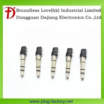 3.5MM stereo PCB plug