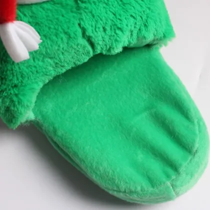 Green giant animal slippers