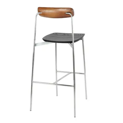 New design minimalist wooden sia bar stool