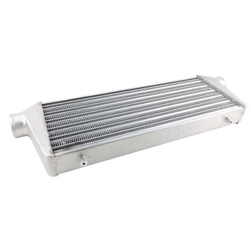 Intercooler a pinna a tubo rhombico universale da 2,5 pollici AUSO 550x230x65mm OD = 65 mm Intercooler in alluminio per supporto anteriore dell'auto