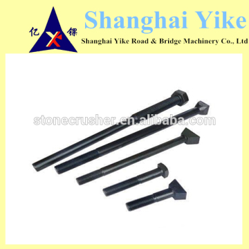 PE 250x400.500x750 Bu lông Fastener Crusher Fastener cho tấm hàm cố định, tấm hàm, tấm bên, tấm trên, tấm xuống
