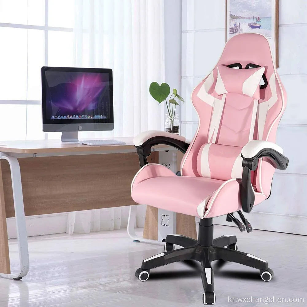 뜨거운 판매 편안한 높이 회전 물건 조절 가능한 스위블 경영자 컴퓨터 레이싱 게임 사무실 의자