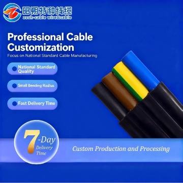 Câble plat de grue à portique de grue YVFB