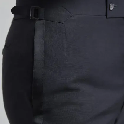 Slim Fit Business Suit with Evening Shawl Lapel