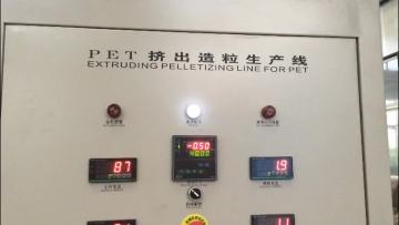 PET granulating pelletizing machine