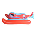 Custom swimming pool floats red plane beach floats