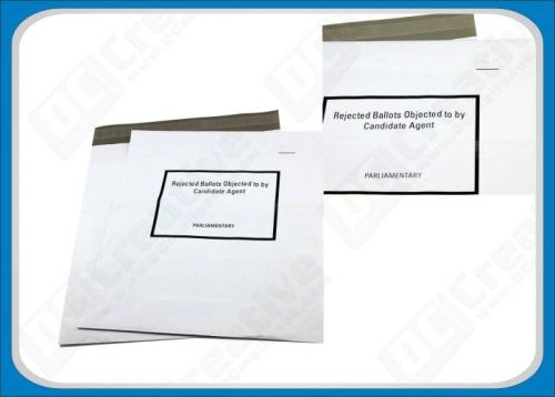 White Puncture Resistance Polythene Envelopes , Waterproof Self-seal Plastic Shipping Mailers