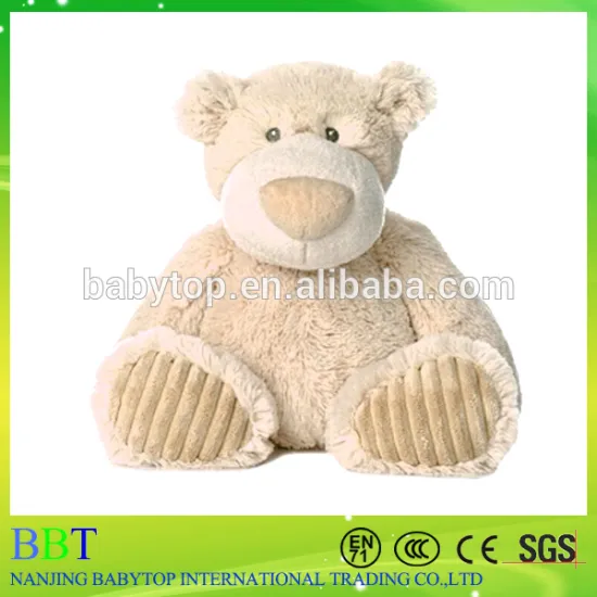 2016 Hot Sale the best choice light brown sitting plush teddy bear                        
                                                                Most Popular