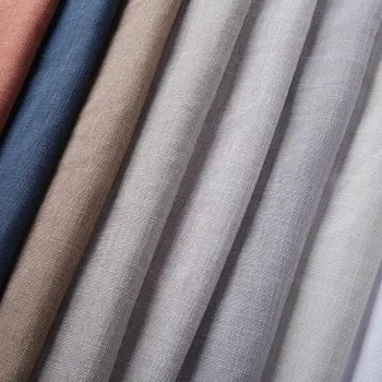 Holland Velvet Solid Curtain Fabric for Living Room