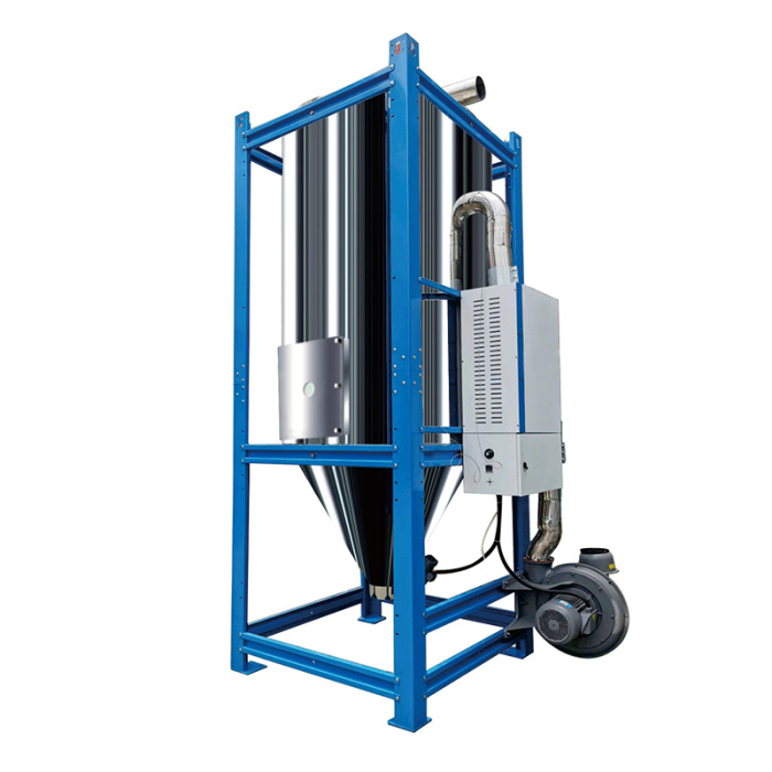 Mesin pengeringan dan dehumidifying plastik