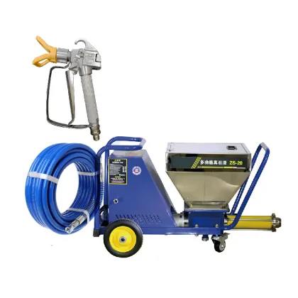 China-Made Self-Stainless Steel Funnel Real Stone Paint Sprayer