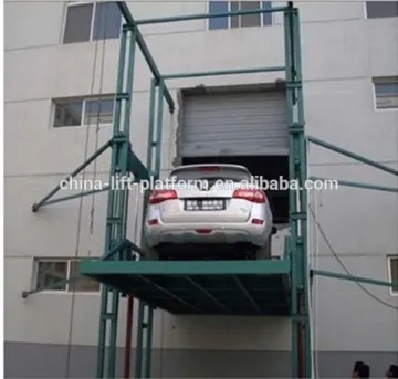 vertical Car parking system 4 mast auto lift used in garage