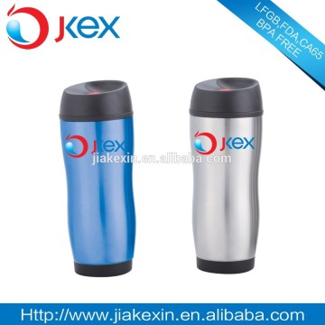 Stainless steel Coffee Travel Mug With Press button Lid
