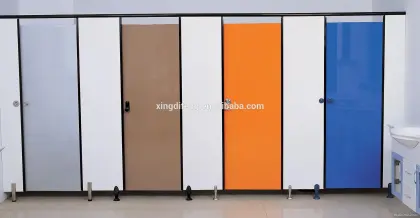 Fireproof panel for toliet cubicle partition