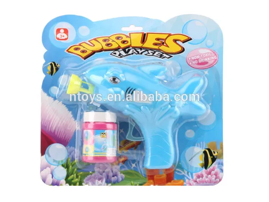 Flashing Bubble gun lovely dolphin sea animal summer playing gun toy 6656727-30