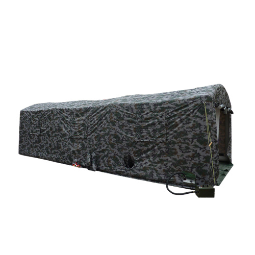 2-Lane Inflatable Mass Decontamination Tent with Camouflage