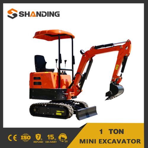 Excavadora Mini excavadora de Excavadora 1ton