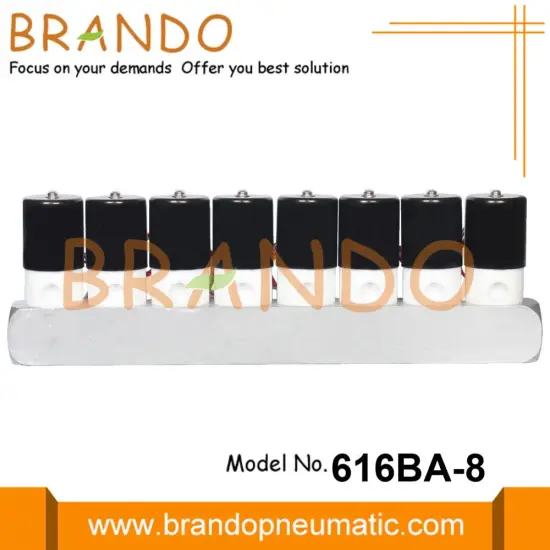 PTFE Diaphragm Manifold Isolation Solenoid Valve 12V 24V