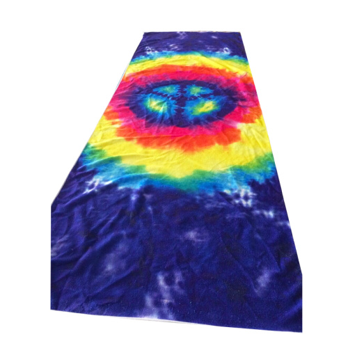 customizable rectangular micro fibre printed beach towels