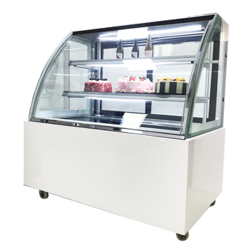 Cake and Fruit Display Cabinet with Lights for Milk Tea Shops and Bakeries