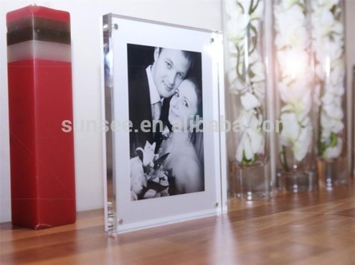 Acrylic Block Picture Frame With Magnets 5"X7",8"X10"