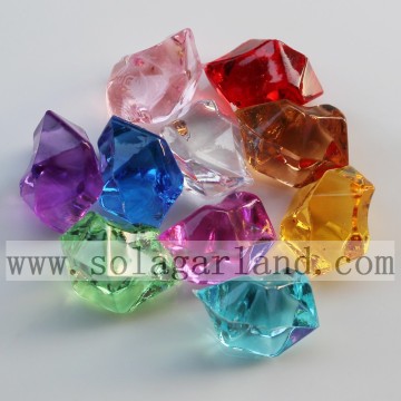 16*23MM Acrylic Crystal Ice Rocks for Vase Fillers or Table Scatters